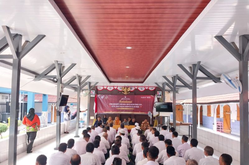 KPU Kulon Progo-DIY laksanakan pendidikan pemilih di Rutan Wates KPU Kulon Progo-DIY laksanakan pendidikan pemilih di Rutan Wates