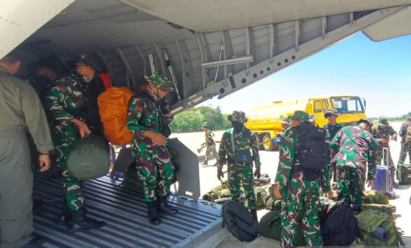 Danrem kirim 35 personel bantu penanganan pascaerupsi Gunung Lewotobi Danrem kirim 35 personel bantu penanganan pascaerupsi Gunung Lewotobi