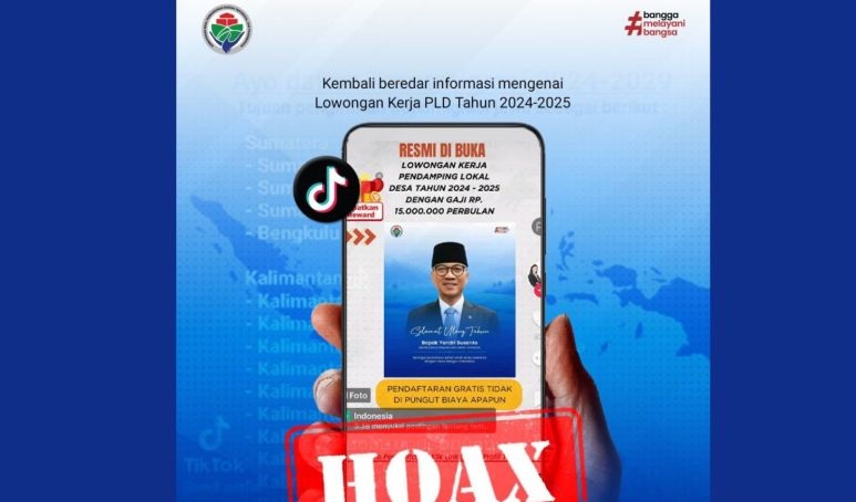 Kemendes pastikan informasi rekrutmen PLD 2024–2025 adalah hoaks