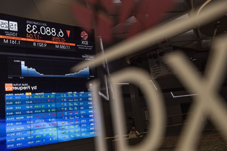 IHSG Senin dibuka melemah 22,35 poin