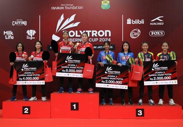 Borong 16 Emas, PB Djarum kembali raih juara umum turnamen Polytron Gubernur Cup 2024