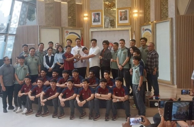 Timnas futsal dapat bonus pembinaan senilai Rp7,8 miliar Timnas futsal dapat bonus pembinaan senilai Rp7,8 miliar