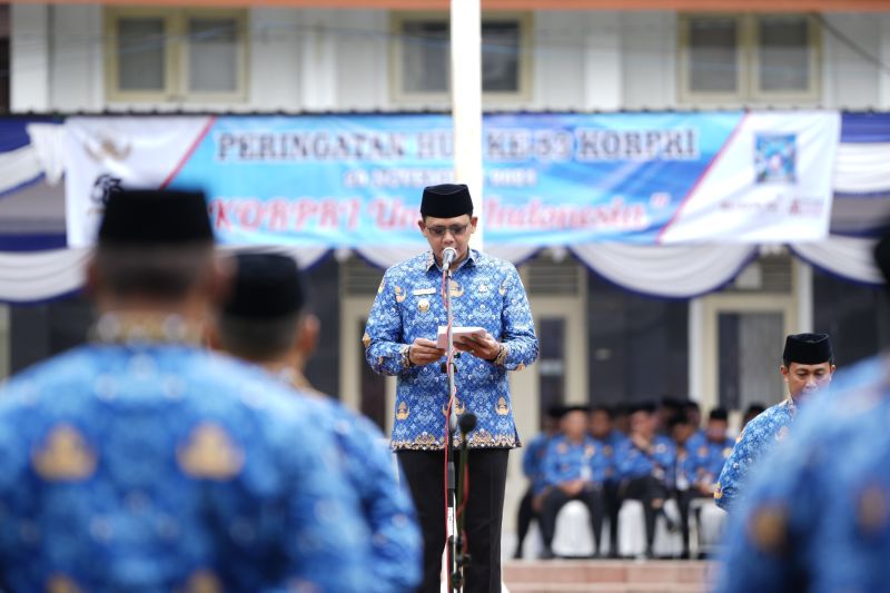 Wabup Sleman: HUT Korpri momentum untuk penguatan reformasi birokrasi Wabup Sleman: HUT Korpri momentum untuk penguatan reformasi birokrasi