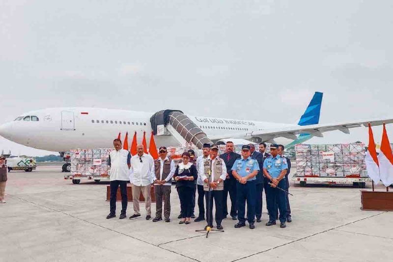 Garuda terbangkan 28 ton bantuan ke Sudan, Yaman dan Palestina Garuda terbangkan 28 ton bantuan ke Sudan, Yaman dan Palestina