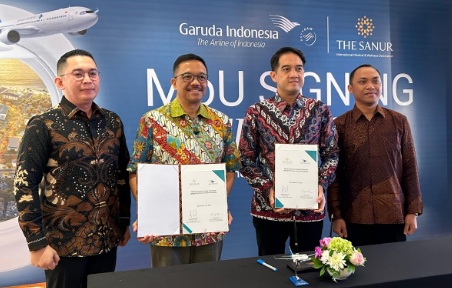 Garuda Indonesia dan The Sanur kerjasama kembangkan pariwisata di Bali Garuda Indonesia dan The Sanur kerjasama kembangkan pariwisata di Bali