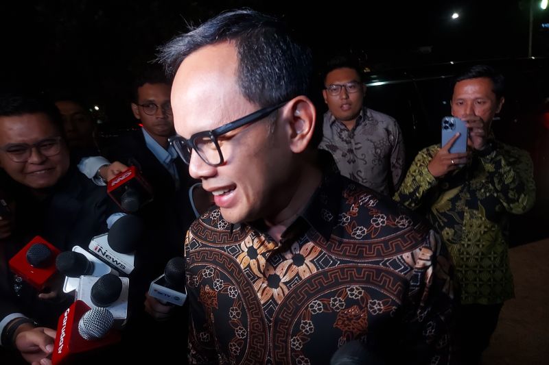 Calon menteri Prabowo kompak kenakan batik cokelat tua ke Istana Calon menteri Prabowo kompak kenakan batik cokelat tua ke Istana
