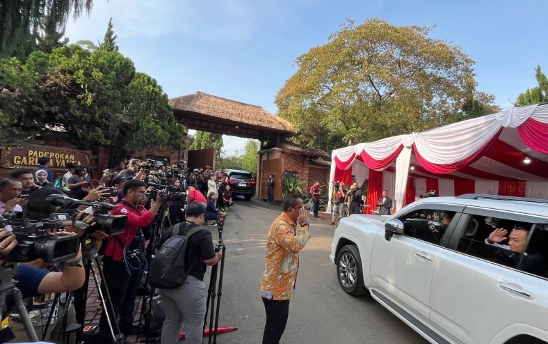 Sejumlah calon menteri berdatangan di kediaman Prabowo