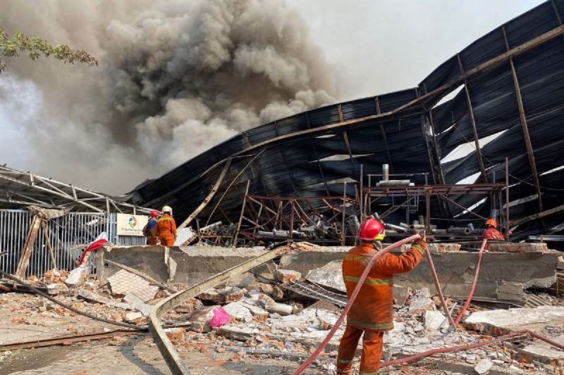 BPBD pastikan kebaran di pabrik kimia sudah berhasil dipadamkan