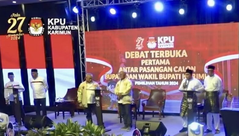 Tiga paslon peserta Pilkada Karimun bahas topik sedimentasi pasir laut Tiga paslon peserta Pilkada Karimun bahas topik sedimentasi pasir laut