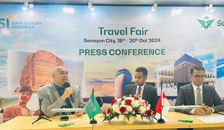 BSI ditunjuk jadi mitra resmi bank untuk Saudia Travel Fair 2024