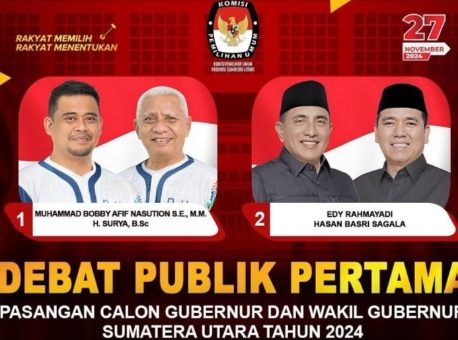 Malam ini, KPU Sumut gelar debat pertama Pilgub Malam ini, KPU Sumut gelar debat pertama Pilgub