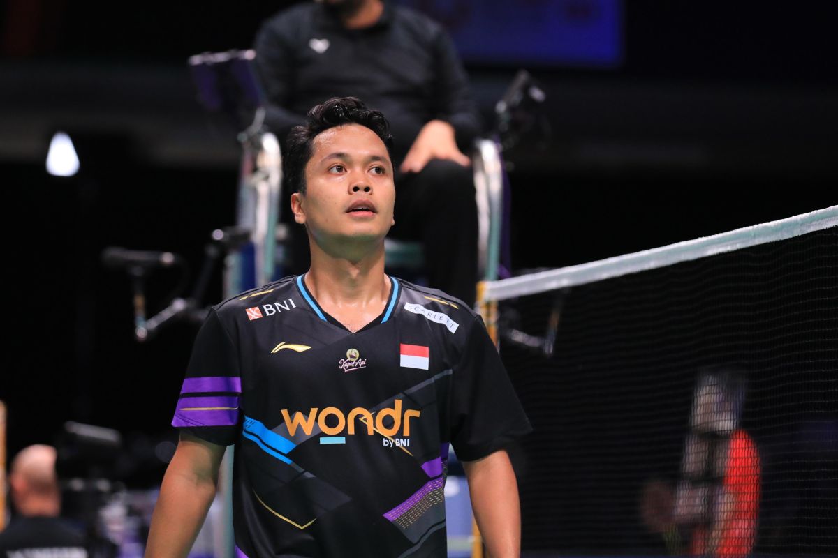 Ginting terhenti di babak pertama Denmark Open 2024 Ginting terhenti di babak pertama Denmark Open 2024