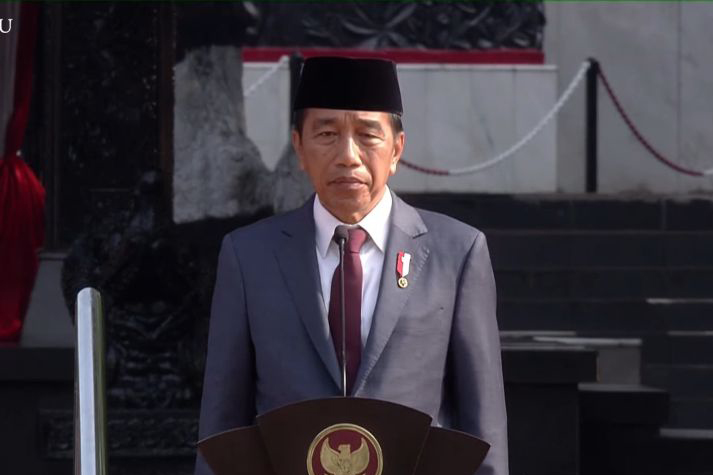 Presiden Jokowi pimpin upacara Hari Kesaktian Pancasila Presiden Jokowi pimpin upacara Hari Kesaktian Pancasila