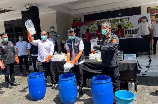 Polda Jateng musnahkan 31 kg sabu Polda Jateng musnahkan 31 kg sabu