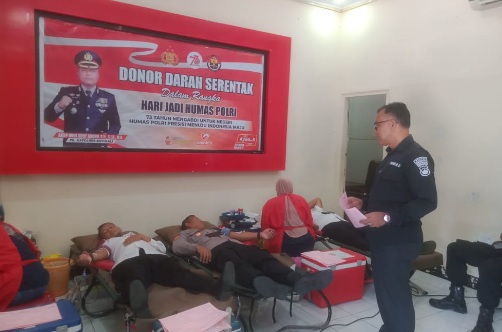 Polres Boyolali gelar donor darah untuk bantu masyarakat Polres Boyolali gelar donor darah untuk bantu masyarakat