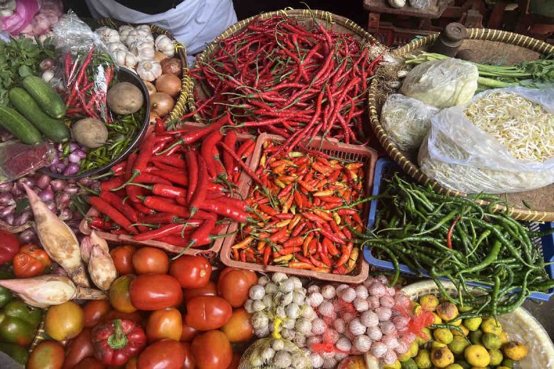 Harga cabai rawit turun Rp2.550 menjadi Rp39.400 per kg