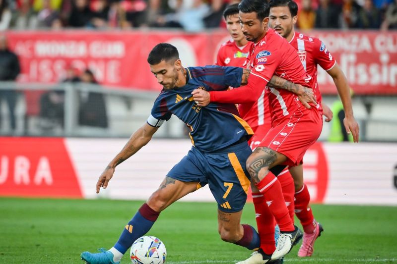 AS Roma berbagi poin dengan Monza usai bermain imbang 1-1 AS Roma berbagi poin dengan Monza usai bermain imbang 1-1