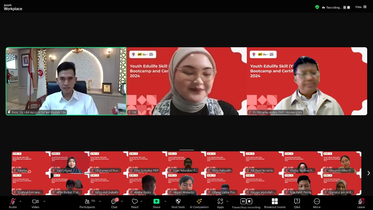 Kemenpora RI selenggarakan YES Bootcamp & Certification 2024 Kemenpora RI selenggarakan YES Bootcamp & Certification 2024
