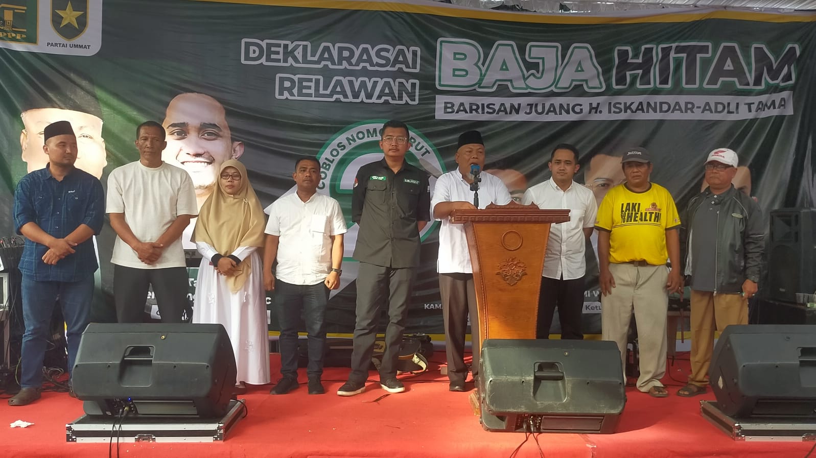 Relawan Baja Hitam deklarasi dukung paslon Bupati Langkat BISA Relawan Baja Hitam deklarasi dukung paslon Bupati Langkat BISA