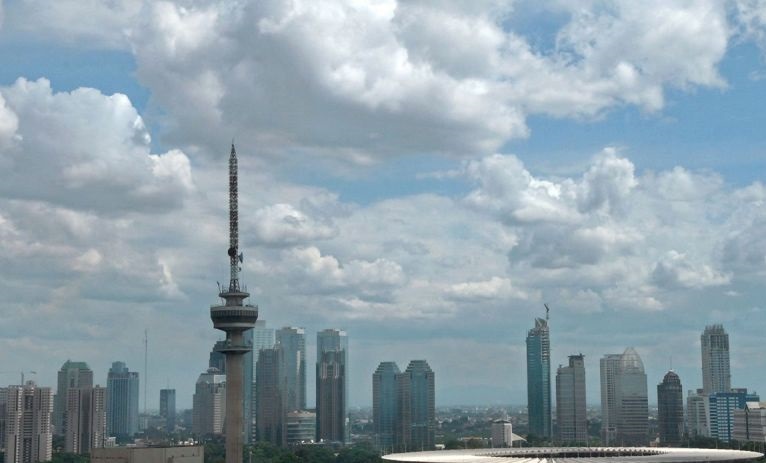 Wilayah Jakarta diperkirakan akan cerah berawan sepanjang hari
