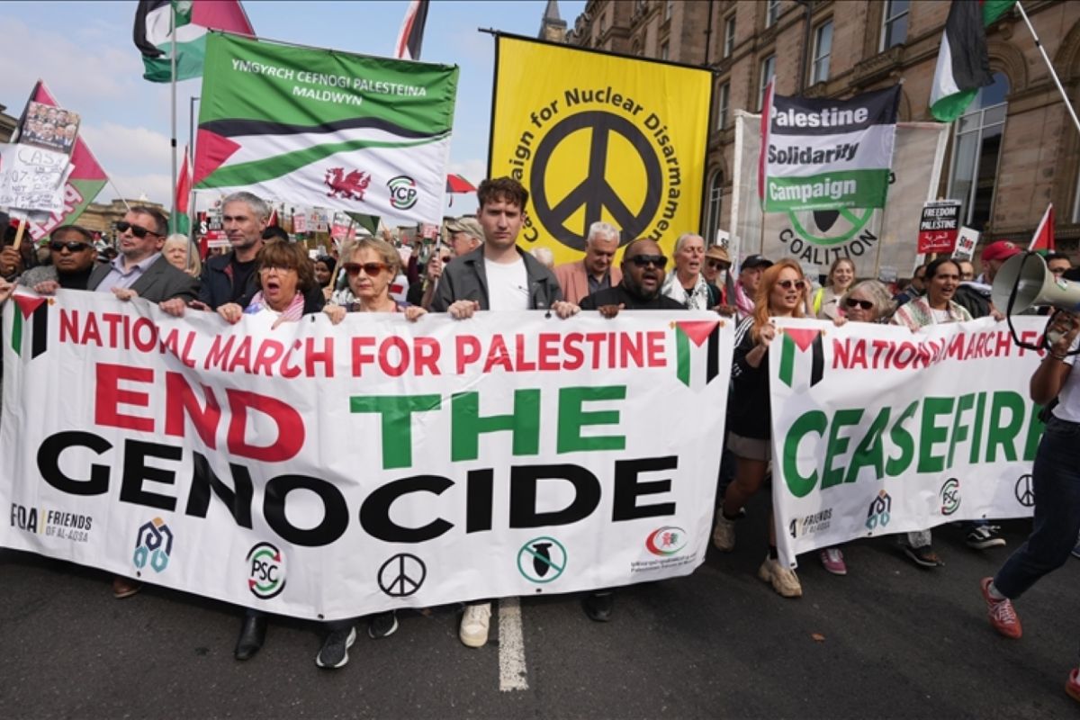 Eropa gelar demo protes serangan Israel ke Gaza dan Lebanon Eropa gelar demo protes serangan Israel ke Gaza dan Lebanon