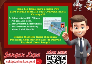 KPU Sukoharjo kembali buka posko pelayanan pindah pemilih Pilkada KPU Sukoharjo kembali buka posko pelayanan pindah pemilih Pilkada