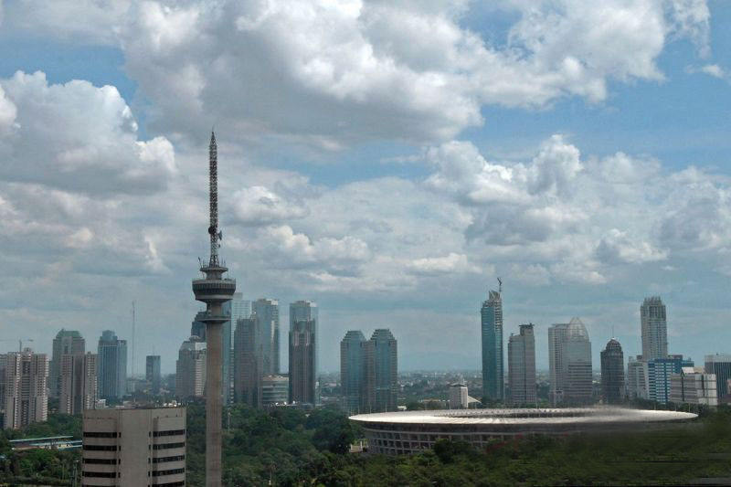 Wilayah Jakarta diperkirakan cerah berawan sepanjang hari