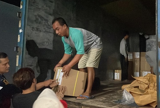 Surat suara pemilihan gubernur wakil gubernur tiba di Sukoharjo Surat suara pemilihan gubernur wakil gubernur tiba di Sukoharjo