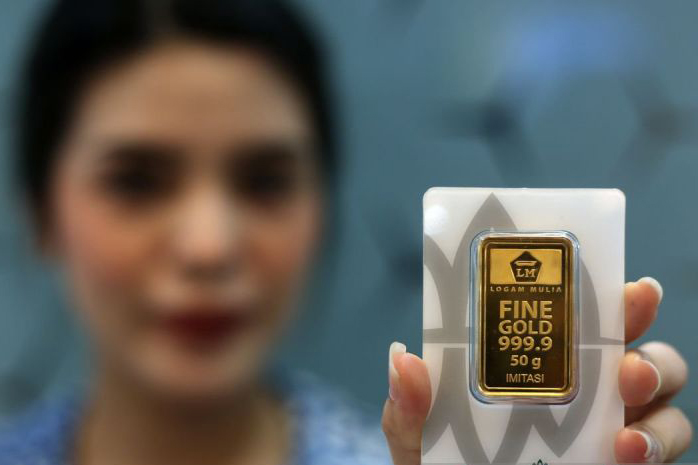 Emas Antam Rabu naik Rp12.000 jadi Rp1,464 juta per gram Emas Antam Rabu naik Rp12.000 jadi Rp1,464 juta per gram