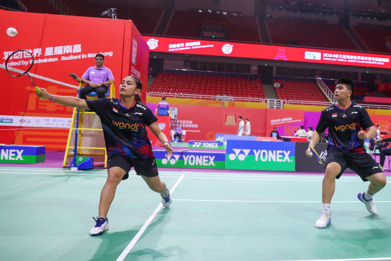Kejuaraan Dunia Junior 2024, Ganda Campuran Darren/Bernadine tembus 16 besar Kejuaraan Dunia Junior 2024, Ganda Campuran Darren/Bernadine tembus 16 besar