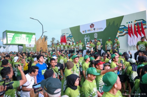Nusantara TNI Fun Run sambut antusias ribuan peserta di IKN Nusantara TNI Fun Run sambut antusias ribuan peserta di IKN