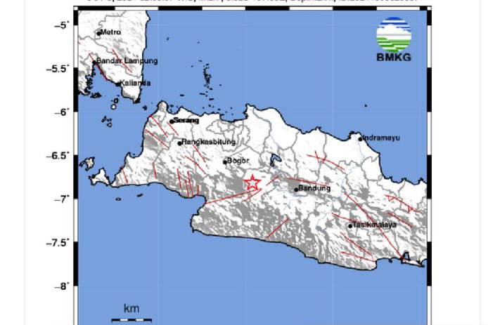 Gempa dangkal magnitudo 2,7 guncang Cianjur Gempa dangkal magnitudo 2,7 guncang Cianjur