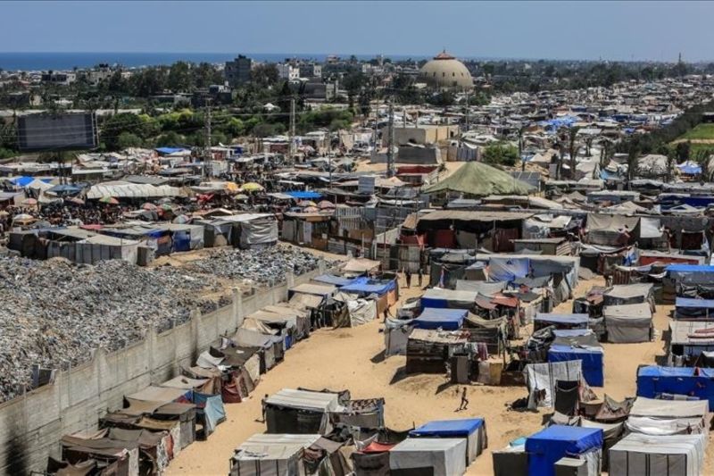 Militer Israel keluarkan peringatan evakuasi ke pengungsi di Bureij Militer Israel keluarkan peringatan evakuasi ke pengungsi di Bureij