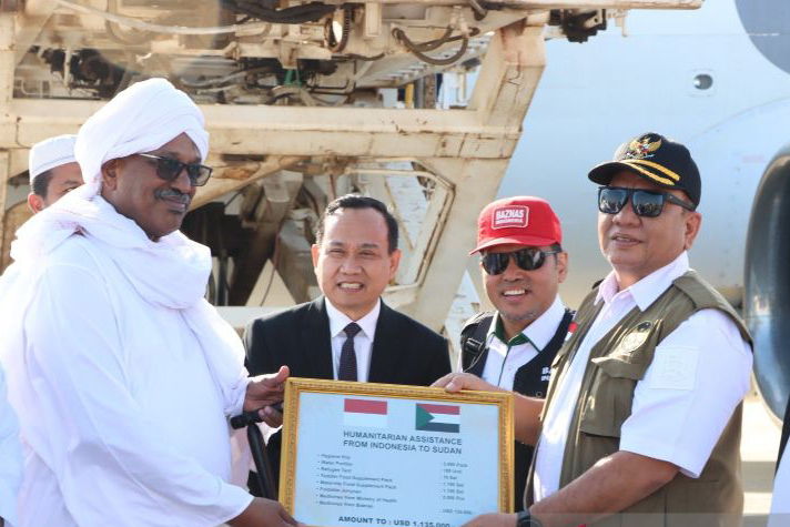 Bantuan kemanusiaan Indonesia selamat sampai di Sudan