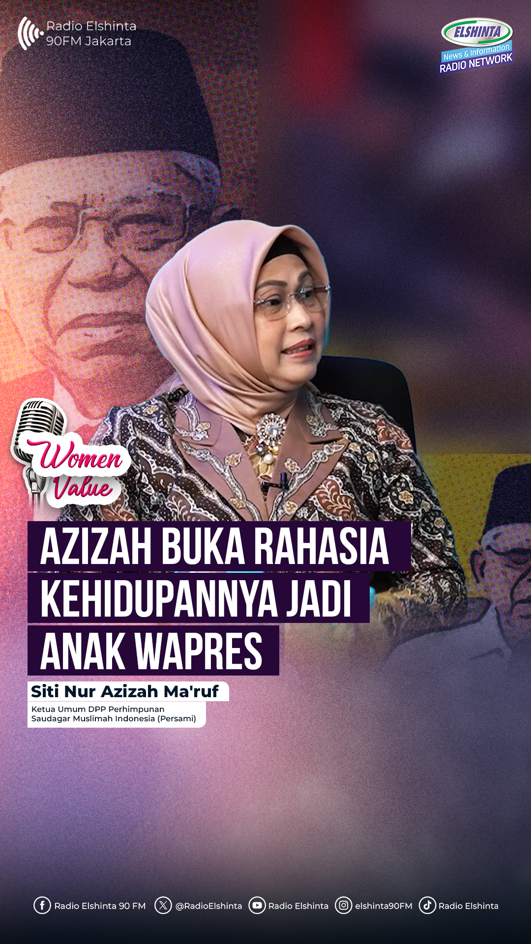 Azizah buka rahasia kehidupannya jadi Anak Wapres Azizah buka rahasia kehidupannya jadi Anak Wapres