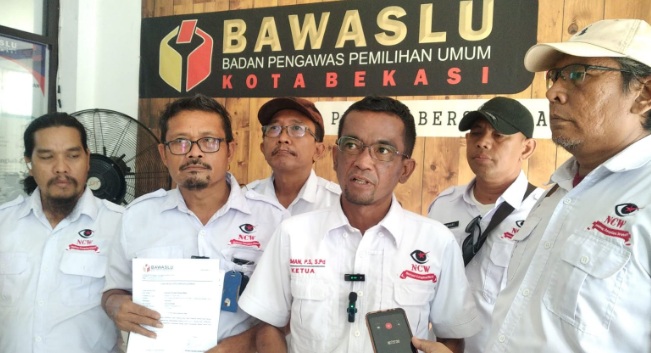 Dugaan money politic, NCW laporkan paslon wali kota ke Bawaslu Kota Bekasi