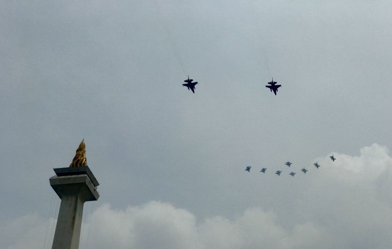 Geladi bersih HUT Ke-79, TNI tampilkan dogfight dan serangan drone