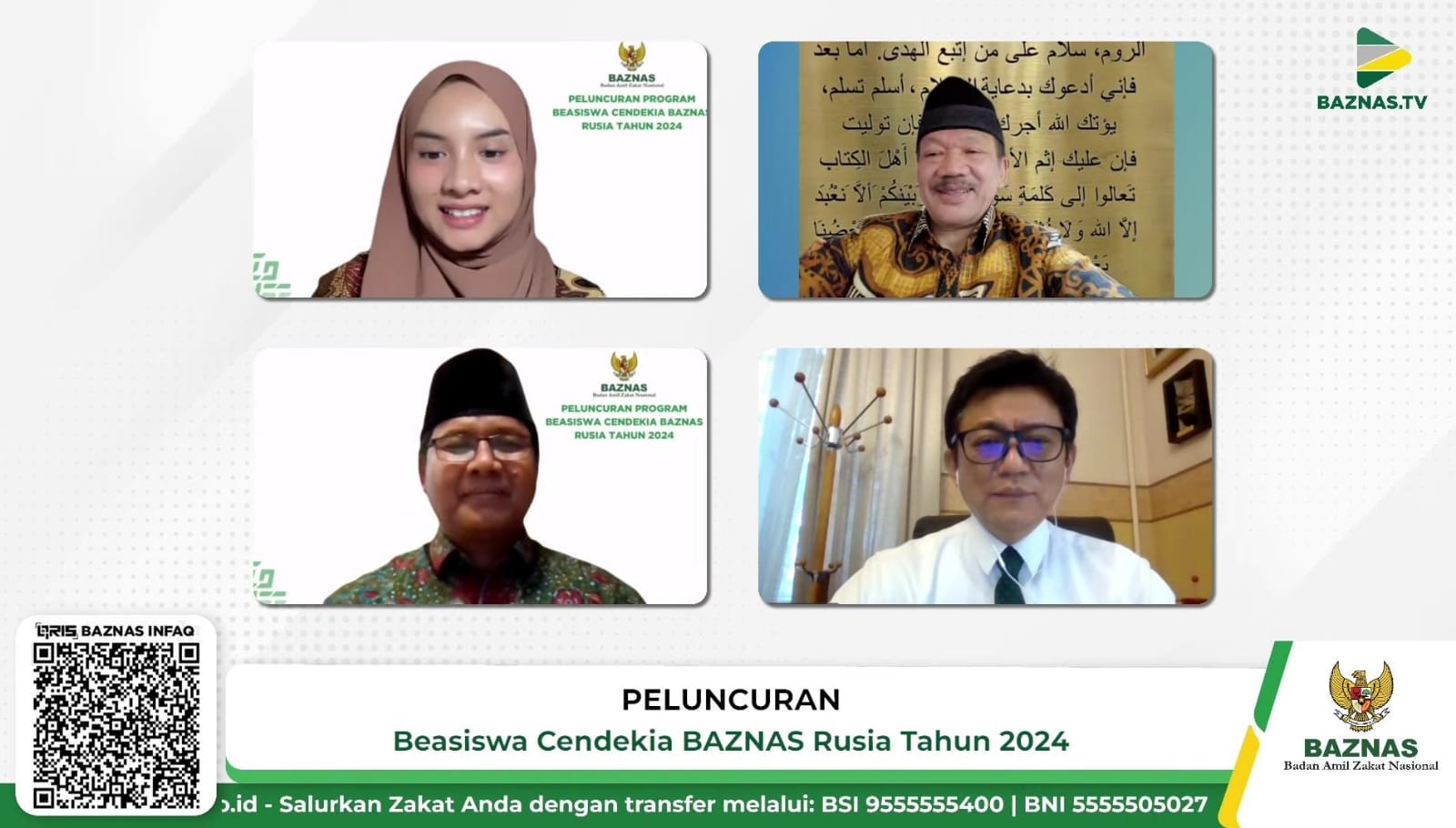 BAZNAS RI luncurkan Beasiswa Cendekia BAZNAS Rusia 2024 BAZNAS RI luncurkan Beasiswa Cendekia BAZNAS Rusia 2024