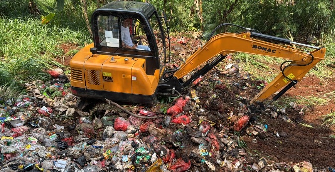 Tumpukan sampah di Setu Pamulang Tangsel ulah oknum tak tanggung jawab 