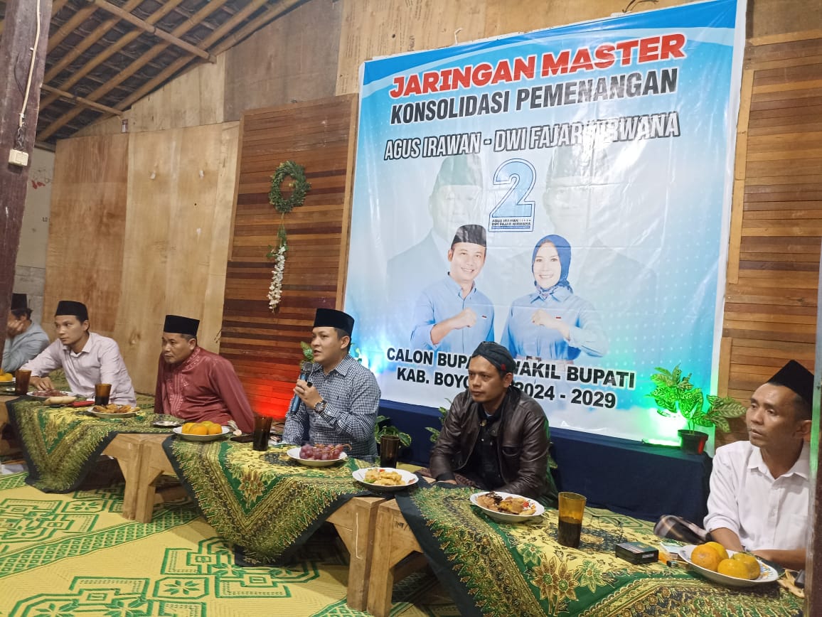 Agus Irawan-Dwi Fajar tambah dukungan dari Jaringan Master Boyolali Agus Irawan-Dwi Fajar tambah dukungan dari Jaringan Master Boyolali