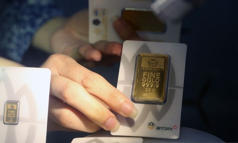 Harga emas Antam pada Kamis naik Rp5.000 jadi Rp1,496 juta per gram