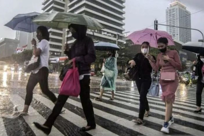 Sebagian besar wilayah Indonesia diprakirakan hujan ringan pada Minggu Sebagian besar wilayah Indonesia diprakirakan hujan ringan pada Minggu