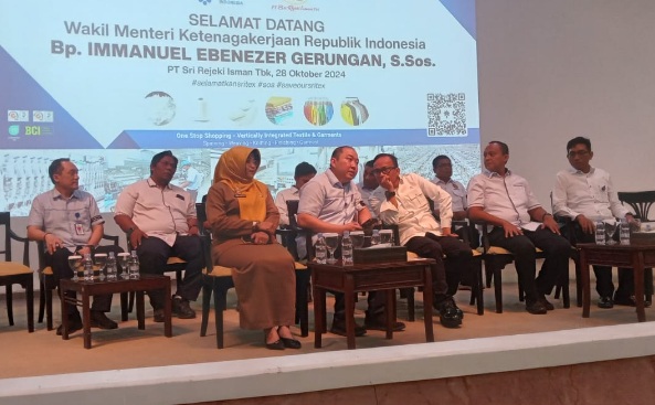Wamenaker datangi PT Sritex pantau langsung kondisi pekerja Wamenaker datangi PT Sritex pantau langsung kondisi pekerja