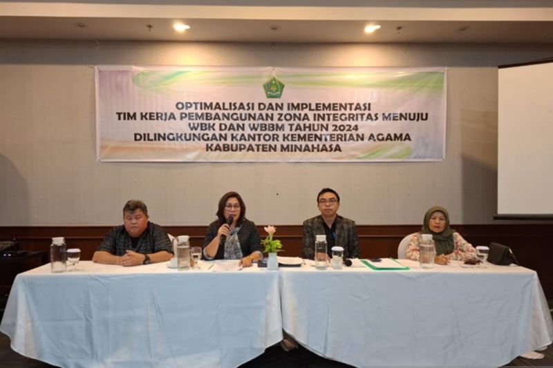 Kemenag wujudkan wilayah bebas korupsi di Minahasa Kemenag wujudkan wilayah bebas korupsi di Minahasa