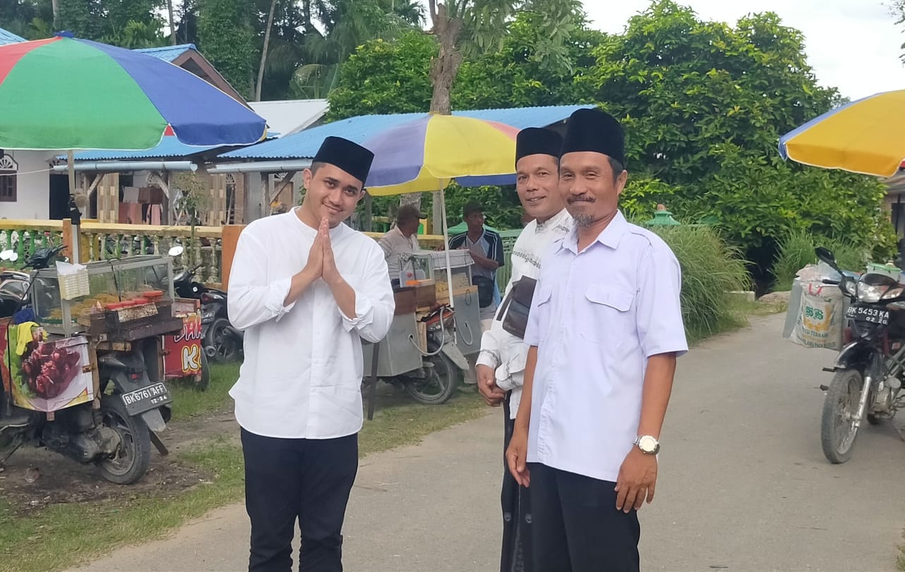 Cawabup Adli TH Sembiring mohon doa dan dukungan jamaah pengajian 