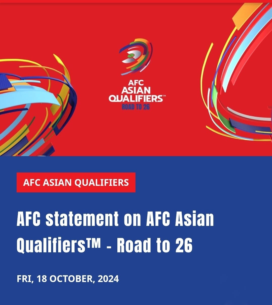 AFC respon permintaan Bahrain terkait laga tandang vs Indonesia AFC respon permintaan Bahrain terkait laga tandang vs Indonesia