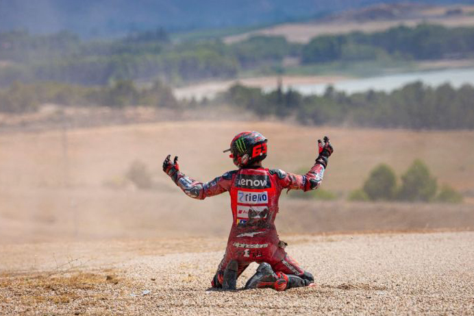 Bagnaia akui masih derita rasa sakit akibat cedera di Aragon Bagnaia akui masih derita rasa sakit akibat cedera di Aragon