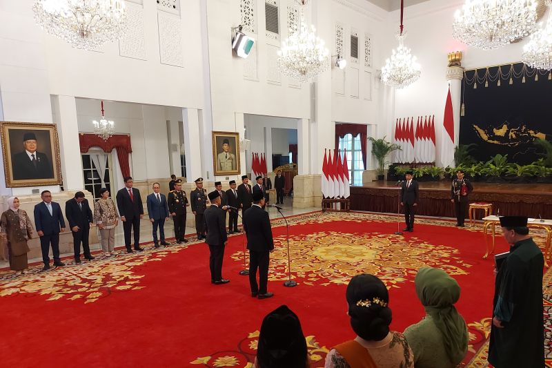 Presiden Jokowi lantik Eddy Hartono jadi Kepala BNPT Presiden Jokowi lantik Eddy Hartono jadi Kepala BNPT