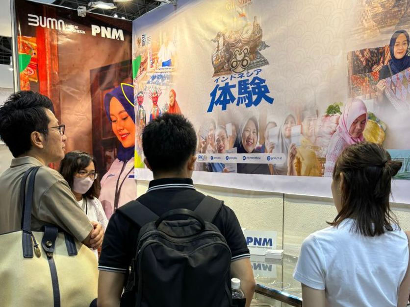 Produk nasabah PNM terjual di Negara Matahari Terbit, Jepang Produk nasabah PNM terjual di Negara Matahari Terbit, Jepang