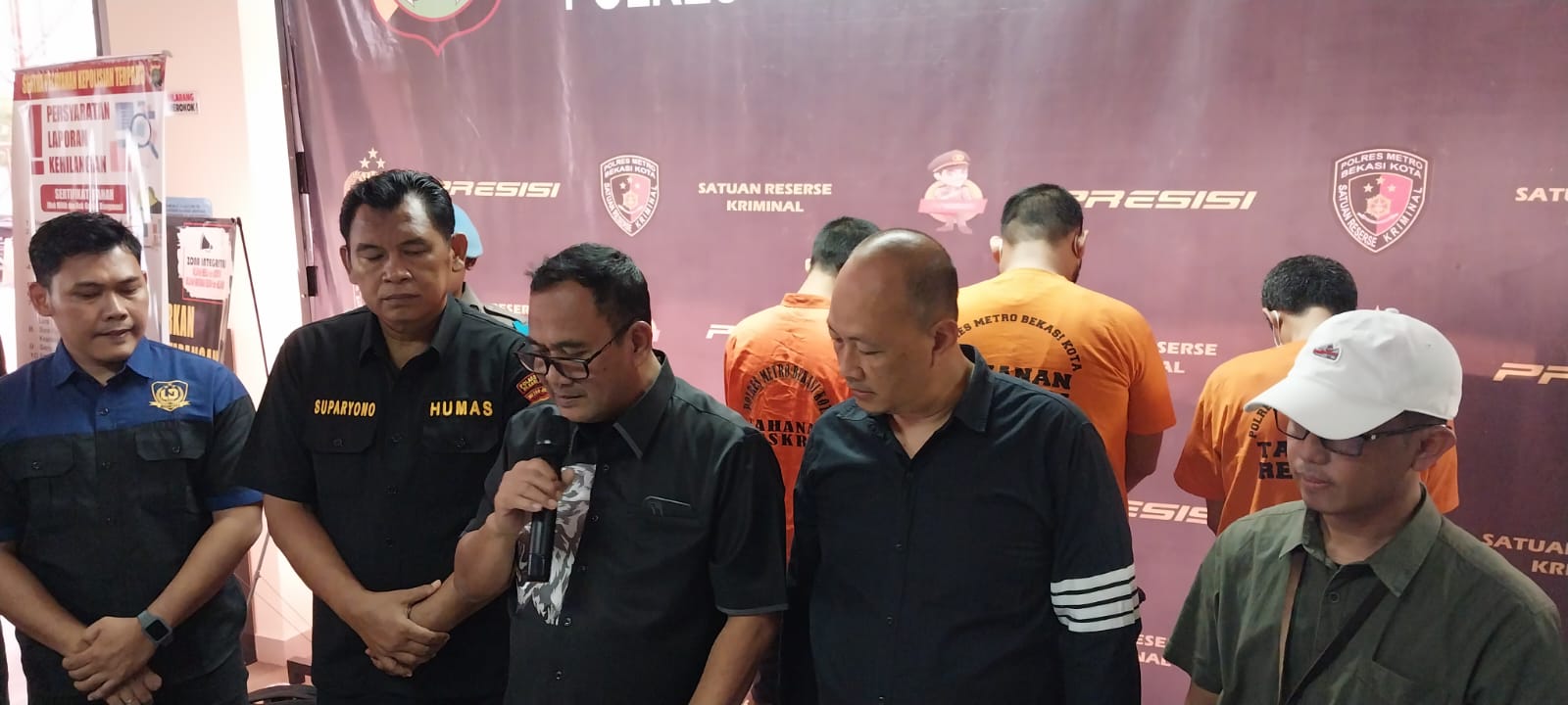 Polres Metro Bekasi Kota ungkap kasus penipuan leasing mobil Polres Metro Bekasi Kota ungkap kasus penipuan leasing mobil